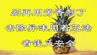 别再用芳香剂了！去除异味用着五法，省钱又安全！