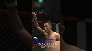 12.25 PANCRASE330 バンタム級暫定王者決定戦　ランキング6位・田嶋椋  #Shorts