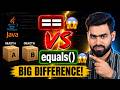 What is the Difference Between equals() & == in Java | Java Interview Question Explained  #CodeSpide