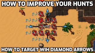 How to improve your xp/h - How to target with Diamond arrows