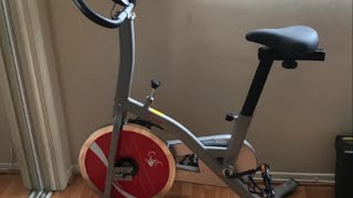 sunny health & fitness sf-b1203 indoor cycling bike review