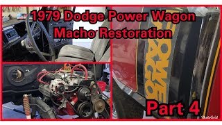 1979 Dodge Power Wagon Macho Restoration Part 4