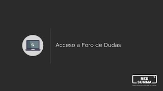 Acceso a Foro de Dudas