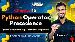 15.Python Operator Precedence | Python Programming Tutorial for Beginners