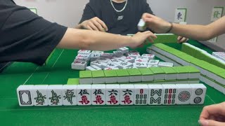 广东麻将：没打麻将只能发库存啦#广东麻将 #白板变