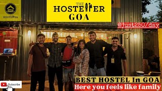 The Hosteller Goa | Cheap Hostel @Just250/Day | Complete Hostel Tour | North Goa | Curlies Cafe