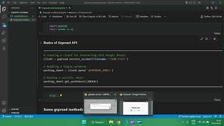 Google Sheets and Python integration - gspread API