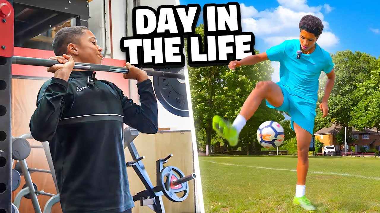 Training Like A Professional Footballer For 24 Hours Youtube