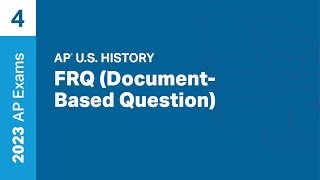 4 | FRQ (DBQ) | Practice Sessions | AP U.S. History