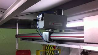 Scanning frame on paper web