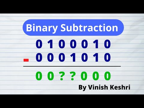 Binary Subtraction Explained (with Examples) - YouTube