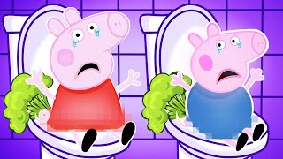 Peppa & George Pooped At School! (Roblox)