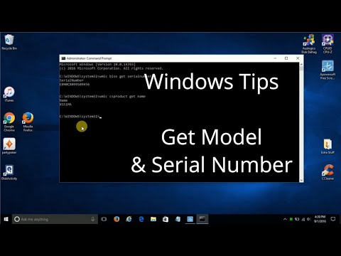 How to Find Your Computer Model & Serial Number inside of Windows 10 - Tips & Tricks Laptop Hacks How to Find Your Computer Model & Serial Number inside of Windows 10 - Tips & Tricks Laptop Hacks