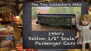Delton 1/2" scale Garden Railroad Passenger Cars - Colorado and Southern