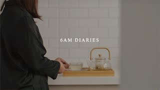 6AM Diaries | Easy Oatmeal Recipe | Nature's Apothecary Jasmine Tea | Vol.3