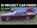 Top 15 Project Classic Cars Under $5,000 For Sale on Marketplace!