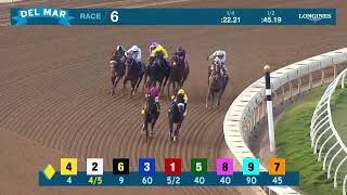 Brave Blend wins race 6 at Del Mar 11/30/24