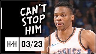 Russell Westbrook Full Highlights Thunder vs Heat (2018.03.23) - 29 Pts, 13 Reb, 8 Ast, CLUTCH!