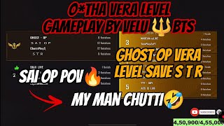 O*tha vera level gameplay by Velu 🔱 Bts \u0026 today's trophy 🏆 winner #madanop #madan #pubgmadan #bts