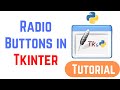 Tkinter Tutorial For Beginners - Radio Buttons in Tkinter