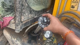 Jcb 3dx diesel / fuel sensor problem ||