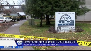 Redding Police identifies the suspect in the Heritage Plaza Apartments hostage situation