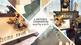 Antique Farmhouse Fall 2022 DIY Upcycling Projects | Hobby Lobby Fall Decor Crafts | Dixie Belle