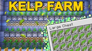 Easy XP & Dried Kelp Farm in Minecraft 1.20 (Tutorial)