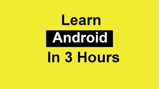 Android App Development Tutorial For Beginners 2021 [ Master Android Today ]