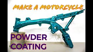 【Powdercoat】＃1 モンキーのフレームをパウダーコーティングしてみた【custom】