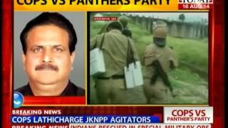 J\u0026K: Panthers Party clashes with cops in Udhampur about Railway Recruitment