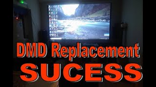 DMD DLP chip Replacement Sucess (Optoma UHD300X)