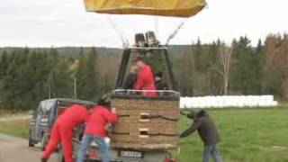 Varmluftsballong landar (Hot Air Balloon landing)