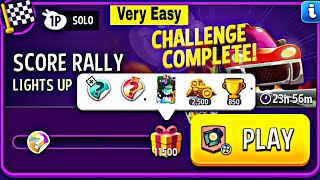 lights up square matches score rally solo challenge | match masters | lights up solo today