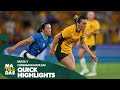 CommBank Matildas v Brazil | Highlights | International Friendly #1