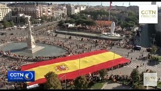 MANIFESTATIONS CATALANES : Heurts entre la police et les manifestants à Barcelone