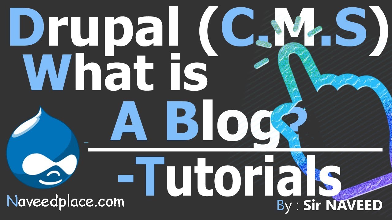 Drupal Cms Blogcreation Tutorials Youtube