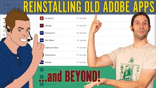 Reverting Downgrading Adobe Apps Back to Older Versions