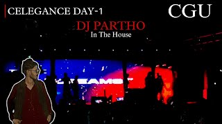 Annual Fest Of CV Raman Global University|Celegance Day-1|Dj Night with DJ Partho|Celegance 2K25