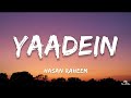 Hasan Raheem - Yaadein (Lyrics) | ta editor