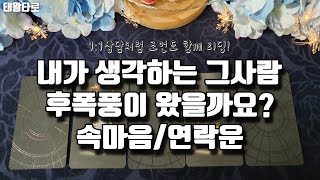 [태왕타로Tarot]🍳내가생각하는 그사람 후폭풍이왔을까요/속마음/연락운💘