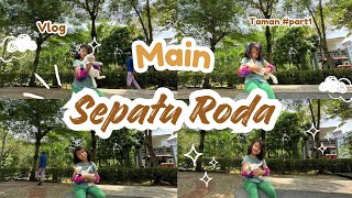 MYSHA MAIN SEPATU RODA DI TAMAN BERSAMA MPUS #viralvideo #shortvideo #shorts #video #viral #fyp