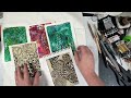 sgraffito on the gelli plate easy quick printmaking effects