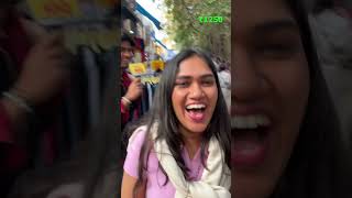 ₹2000 Sarojini Nagar challenge #publicvideo