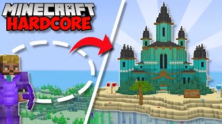 I Built An OCEAN CASTLE in Minecraft 1.19 Hardcore (#57)