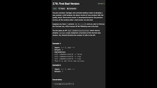 First Bad Version | Easy LeetCode | Python