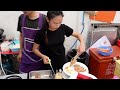 sold out fast only $1.50 asian steak cooked by hard working lady chef thai street food