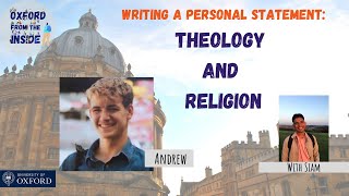 Oxford from the Inside #95: Writing a Personal Statement: Theology and Religion