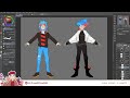 making a character sheet with clip studio speedpaint