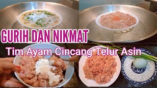 MASAKAN HONGKONG‼️Resep Tim Ayam Cincang Telur Asin, Hidangan Nikmat Bikin Boros Nasi